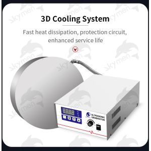 Quality 1500W Submersible Ultrasonic Transducers Adjustable Timer Rigid Tube Wiring Connected for sale