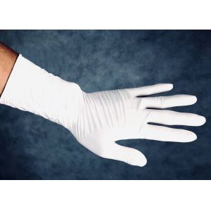 Odorless Nitrile Medical Examination Gloves Bacterial Penetration Resistance