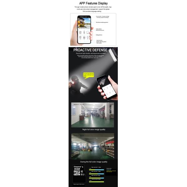 High Brightness Polycarbonate Solar Flood Lights Multi Power 400W 2600LM