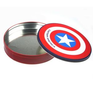 Custom Printing Round Antique Food Tin