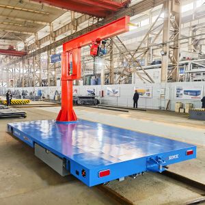 40Ton Industrial Transfer Carts Rail Battery Powered Transfer Cart