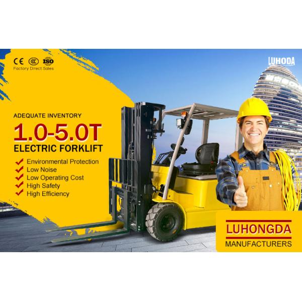 Warehouse Logistics Electric Forklifts 1.5 Ton 3 Ton 5 Ton Lifting 3000mm Forklift