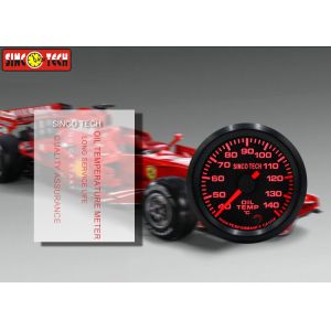40 -140 ℃ Car Oil Temperature Gauge Circle Meter Single Pointer Single Function