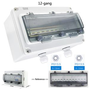 Wall Electric Enclosure Plastic Switch Circuit breaker Box IP67 Waterproof