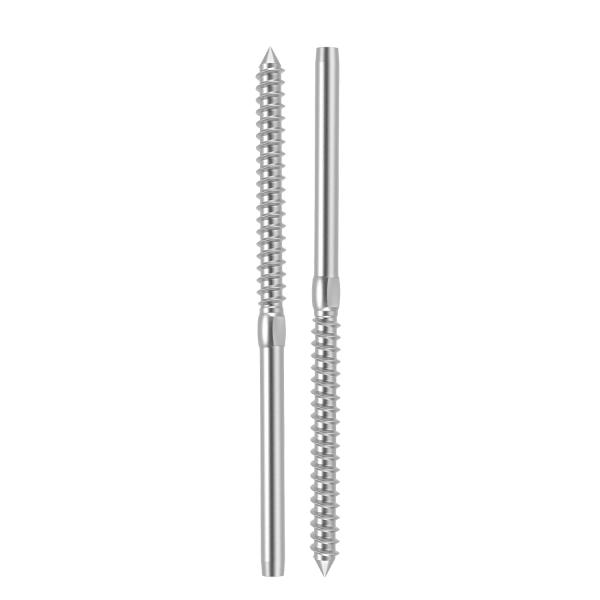 T316 Stainless Steel Cable Railing Hardware with 3/16-inch Stainless Steel