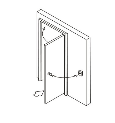 Low Power Fire Alarm Magnetic Door Holders , JS-H37A Magnetic Door Catch 12/24 Vdc