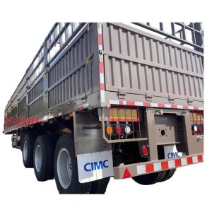 Quality CIMC 2024 New Design Fence Semi-Trailer Truck Trailers Steel Material for sale