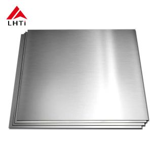 Rockwell B80 Hardness Silver Titanium Sheet Polished Surface for Medical
