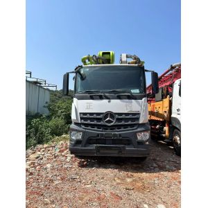 China 43870kgs Total Weight 2020 Used 59m Concrete Pump Truck on Benz Chassis for Construction on sale