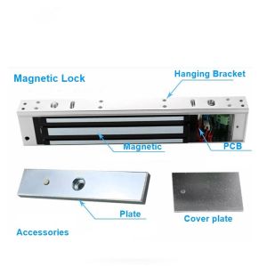 Single Door 12V Electric Magnetic Electromagnetic Lock 380kg
