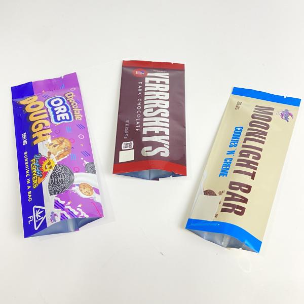400mg Chocolate Packaging Bags Back Sealed Bag Edible Food Plastic Bag