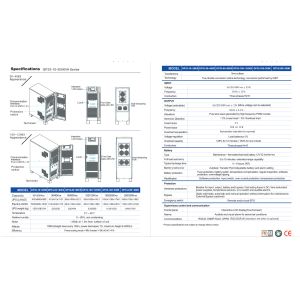 RS232 Three Phase 300KVA IGBT DSP Double Conversion UPS