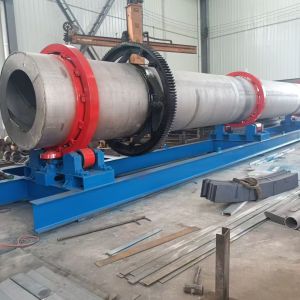 Copper Concentrate SS316 Rotary Drum Dryer With Stable Frame