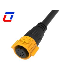 M19 IP67 Waterproof Bulkhead Electrical Connector 8 Pin Female Cable Connector