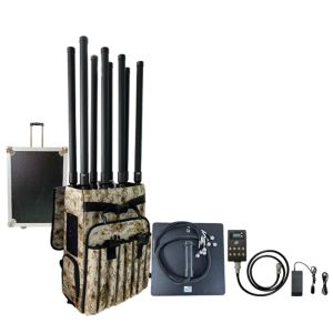 8 Channels Backpack Drone Jammer Amplifier Anti FPV Drone GPS Jamming