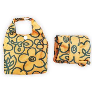 easy carry foldable polyester shopping bag