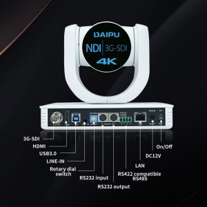 PTC-20NK NDI HX2 PoE HD-MI 3G-SDI 4K30 UHD IP Broadcasting Auto Tracking PTZ