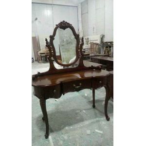 Totally solid wood dressing table