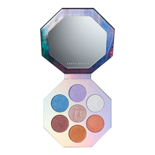 7 Wells Octagonal Cosmetic Eyeshadow Palette For Blush Powder