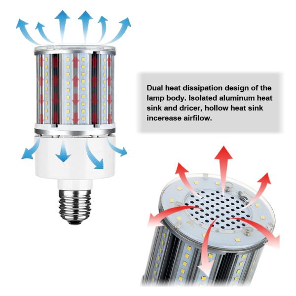 Aluminum E40 LED Corn Light 36w Intermediate Base Corn Cob Led Lamps