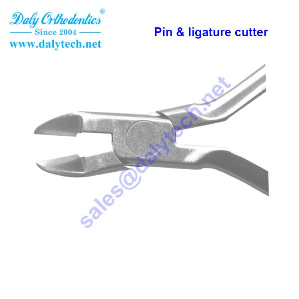 Pin and ligature cutter pliers of orthodontics from professional dental tools