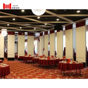 Custom Acoustic Folding Sliding Movable Partition Wall With POM Hanging Wheels