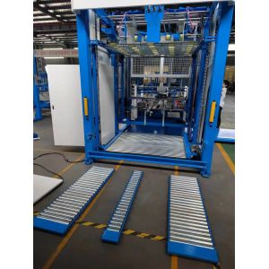 Automatic Corrugated Paper Flip Flop Pallet Stacker And Collecting Machine For