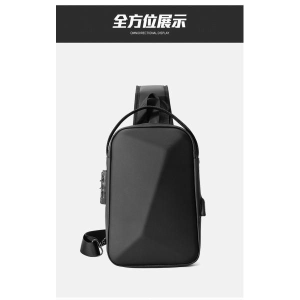 NEW MEN'S CHEST BAG LARGE CAPACITY SHOULDER BAG CROSSBODY BAG MALE LEISURE