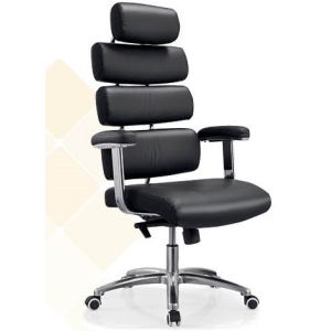China modern high back genuine leather manager office chair furniture on sale