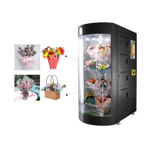 Automated Fresh Flower Bouquet Vending Machine With Humidifier