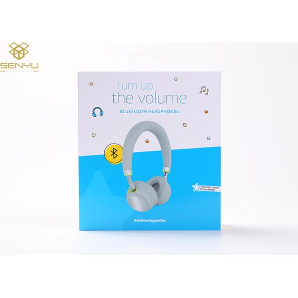 Buy Blue Headphone Handmade Mobile Accessories Packaging Box at wholesale prices