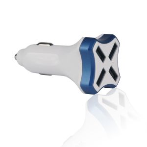 4 USB multi-port, rocket type car charger, quick charger for mobile phone