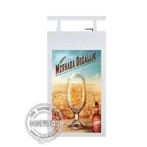 Sunlight Readable Digital Signage Screen Ceiling Mount Double Sides Advertising