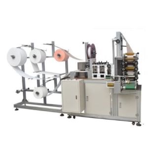 Buy cheap PLC Control Medical Mask Making Machine , Disposable Face Mask Machine from wholesalers