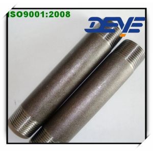 China LONG NIPPLE SEAMLESS SCH40 NPT THREAD on sale