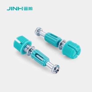 40mm Steel Minifix Connecting Bolts With Dowel For Furniture Cabinet Connectoin