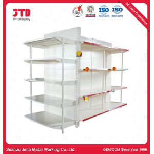 Customized Metal Supermarket Gondola Display Shelving Rack Shelf