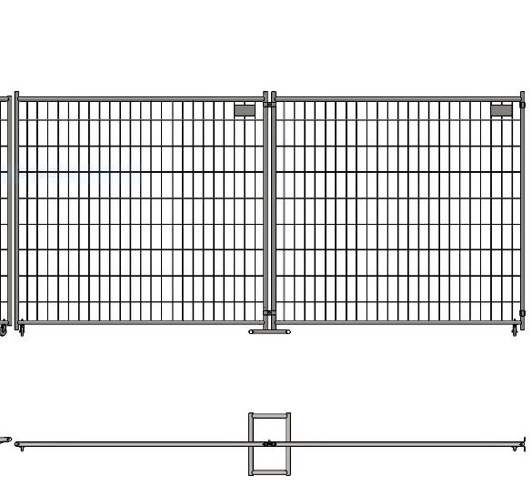Buy Movable Frame Tube Iron Temporary Fence Panels 1.8m Height Surface Test at wholesale prices
