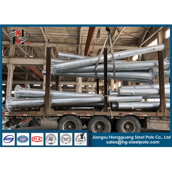 Buy 20-40ft smart electrical steel pole galvanized electric pole at wholesale prices