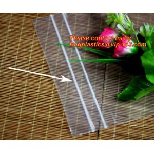 Custom Double Seal Plastic Bag /Double Track Plastic Zipper Bags, LDPE clear