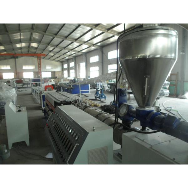 Buy 25000N Twin Screw 315mm Plastic PVC Pipe Making Machine at wholesale prices