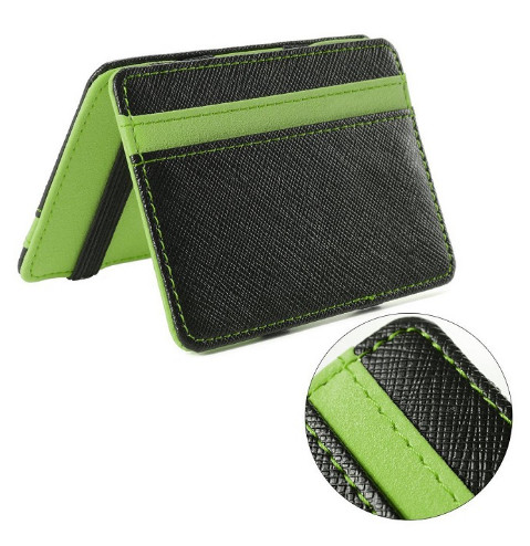 Buy Personalized PU Leather Magic Bifold Wallet With RFID Blocking Function at wholesale prices