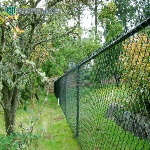 Leadwalking 2.5mm-3.0mm PVC Coated Chain Link Fence Rolls 60 X 60mm Hole Wire