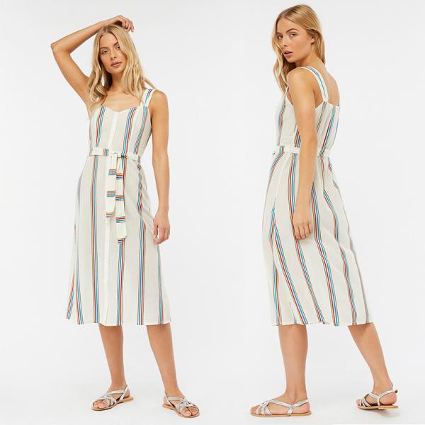 Buy Greek Style Chic Bohemian Ribbon Dress Midi Dress Boho at wholesale prices