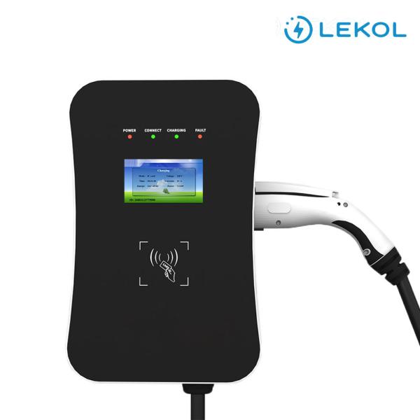 Buy 7kw Level 2 Fast Wall Mounted EV Charger Station EV Wall Charger at wholesale prices