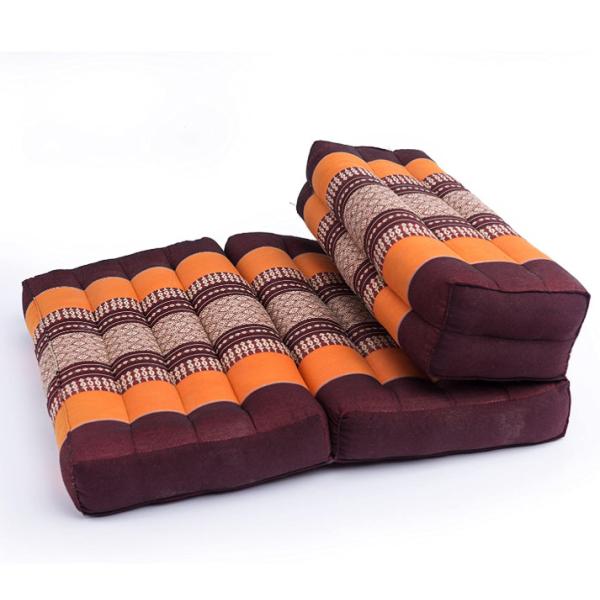 Foldable Meditation Support Hypoallergenic Plant Fibre Bolster Pillow Cushion