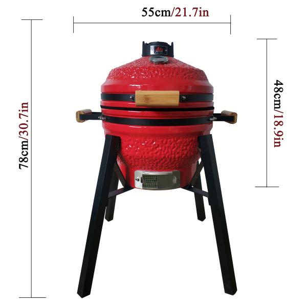 16 Kit Electric De Rotiserie Pentru Gratare Kamado Grill Temperature Gauge Smoke Feeder KIMSTONE Kamado