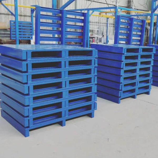 4 Way Durable Metal Warehouse Steel Pallet Heavy Duty Steel Pallet 1000 - 2000 Kg