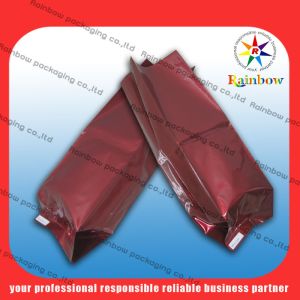 Customized side gusset tea bags packaging with glossy printing