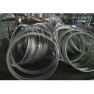 Isolation Effect Galvanized Prison Razor Mesh Fence 150x300mm